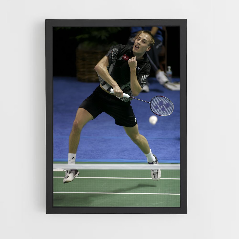 Poster Peter gade – affiche Badminton (vue 2)